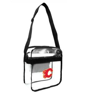 Calgary Flames Clear Carryall Crossbody